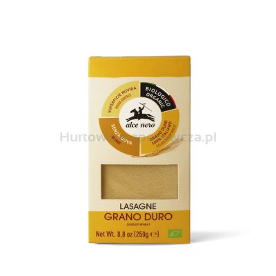 Alce Nero Makaron (Semolinowy) Lasagne Bio 250 G 