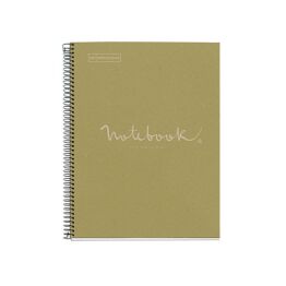 Kołonotatnik MIQUELRIUS NB-1 Emotions, A4, w kratkę, 80 kart., 80g, ekozielony