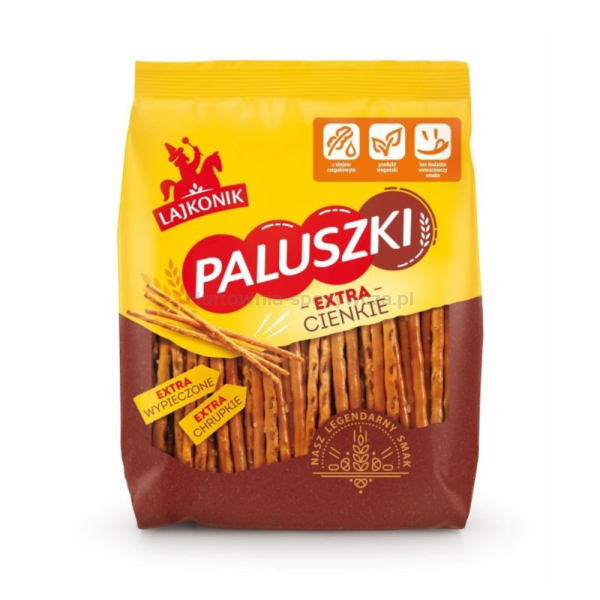 Lajkonik Paluszki Extra Cienkie Sól 180G