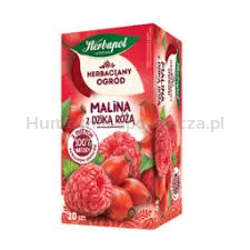Herbapol Herbaciany Ogród herbatka owocowa malina z dziką różą 20Torebek