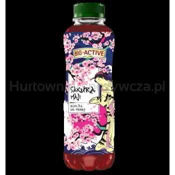 Big Active Napój Sakura Czarna Herbata, Wiśnia 500 Ml