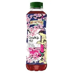 Big Active Napój Sakura Czarna Herbata, Wiśnia 500 Ml