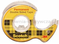 Taśma biurowa, dwustronna SCOTCH® (136D), z dyspenserem, 12mm, 6, 3m - 2