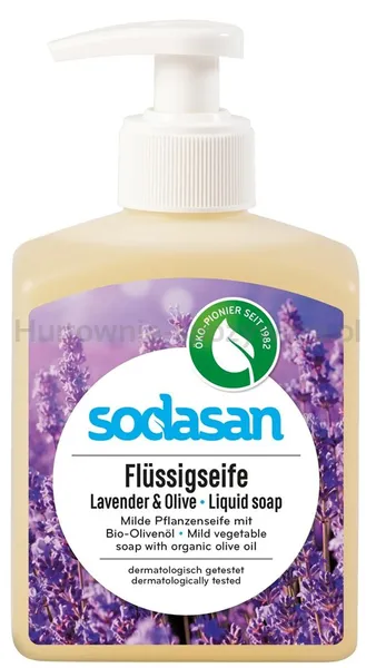 Mydło w płynie lawendowo - oliwkowe (dozownik) BIO 300 ml
