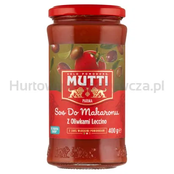 Mutti Sos pomidorowy do makaronu z oliwkami Leccino 400g