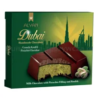 ALYAN Czekolada Mleczna Dubaj z Nadzieniem Pistacjowym i Kunafą 100g