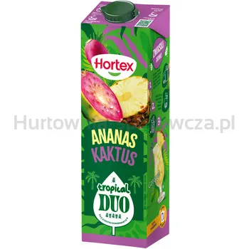 Hortex Tropical Duo Napój Ananas Kaktus Karton 1L