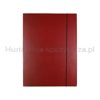 Office Products Teczka Z Gumką Natura, Karton/Lakier, A4, 300Gsm, 3-Skrz., Mix Kolorów  - 3