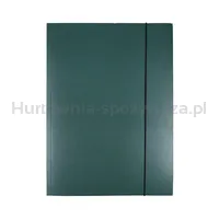 Office Products Teczka Z Gumką Natura, Karton/Lakier, A4, 300Gsm, 3-Skrz., Mix Kolorów  - 4