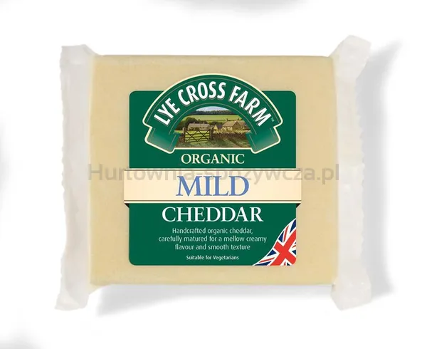 Ser Cheddar Łagodny, Dojrzewający 3-5 Miesięcy Bio 200 G