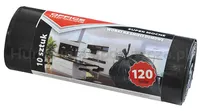 Worki na śmieci domowe OFFICE PRODUCTS, super mocne (LDPE), 120l, 10szt., czarne - 2
