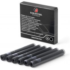 Naboje do piór SHEAFFER do serii Prelude, Intensity, 300, 100, 6szt., czarne