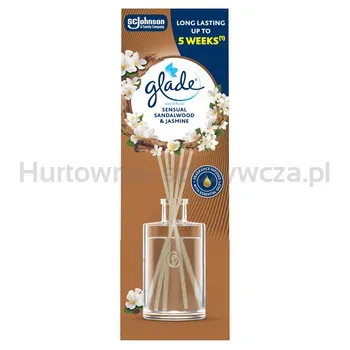 Glade® Reed Diffuser - Sensual Sandalwood & Jasmine, odświeżacz powietrza pachnące patyczki 50ml