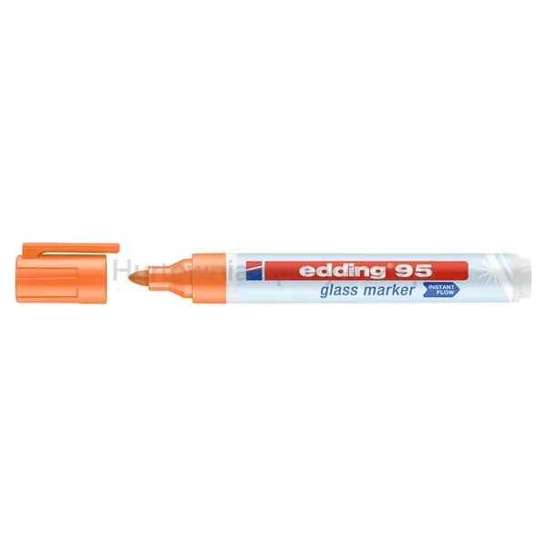 Marker Do Powierzchni Szklanych E-95 Edding, 1,5-3 Mm, Pomarańczowy