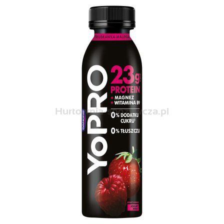 YoPRO Jogurt pitny o smaku truskawka-malina 270g