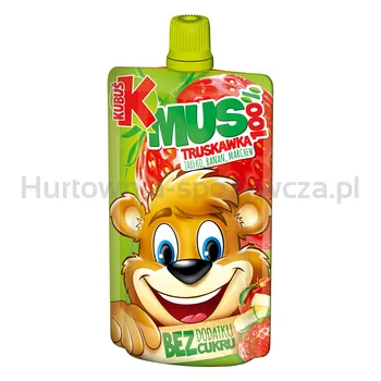 Kubuś Mus 100% Truskawka Jabłko Banan Marchew 100 G
