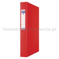 Donau Segregator ringowy PP, A4/4R/25mm, czerwony 
