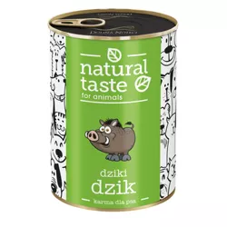 Dolina Noteci Natural Taste Karma dla psa Dziki Dzik 800g