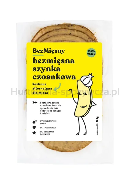 Wegańska Szynka Czosnkowa 120 G