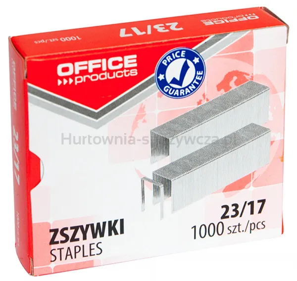 Office Products Zszywki  23/17, 1000Szt. 