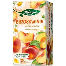 Herbapol Herbata Ziołowo-Owocowa, 20 Torebek, Brzoskwinia Z Kwiatem Rumianku