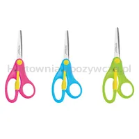 Nożyczki szkolne KEYROAD, 12 cm, z blokadą, display, mix kolorów - 2