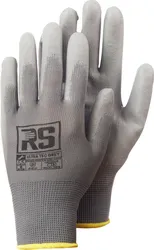 Rękawice Rs Ultra Tec Grey, Dziane, Rozm.8, Szare