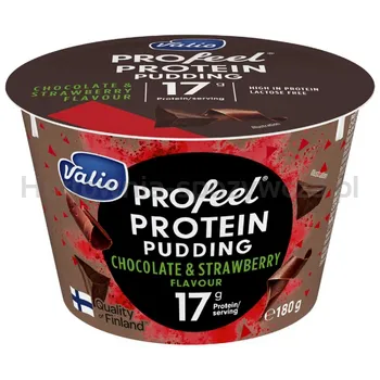 Valio Profeel pudding proteinowy 180 g czekolada/truskawka, bez laktozy