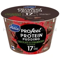Valio Profeel pudding proteinowy 180 g czekolada/truskawka, bez laktozy