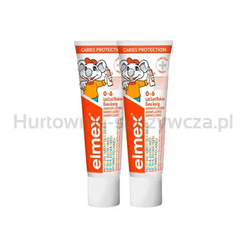 Elmex Kids Pasta do zębów dla dzieci 0-6 lat 50 ml 2 sztuki