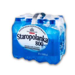Woda Staropolanka 800 Niegazowana 500ml<br>(Data przydatności 30.06.2025)