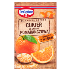 Dr. Oetker Ze Świata Natury Cukier Ze Skórką Pomarańczową 15 G