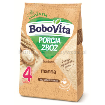 Bobovita Porcja Zbóż Kaszka bezmleczna manna po 4. miesiącu 170 g