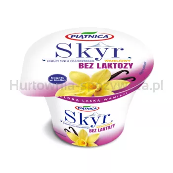 Piątnica Skyr jogurt typu islandzkiego waniliowy bez laktozy 150 g