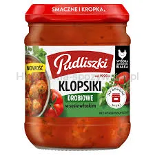 Pudliszki Klopsiki drobiowe w sosie włoskim Pudliszki 440g