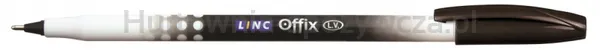 Długopis LINC Offix, śr. kulki 1mm, gr. linii 0,33mm, czarny