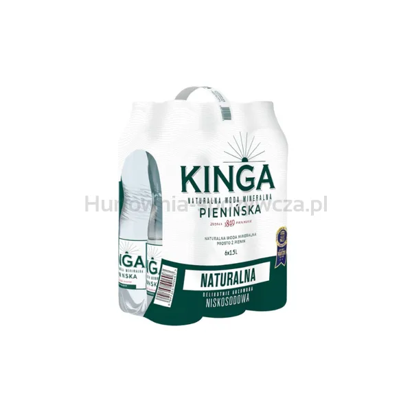 Woda Mineralna Kinga Pienińska 1,5l naturalna(w tym +0,50 zł/szt. zwrotnej kaucji)