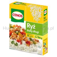 Cenos Ryż biały długi 4 x 100 g(