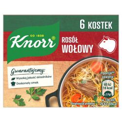 Knorr Rosół Wołowy 60 G (6 Kostek)