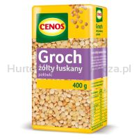 Cenos Groch Żółty Łuskany Połówki 400 G 