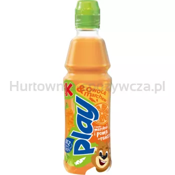 Kubuś Play! Napój z marchwi i owoców marchew jabłko pomarańcza 400 ml