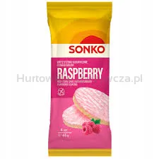 Sonko Wafle ryżowo-kukurydziane o smaku maliny 65g