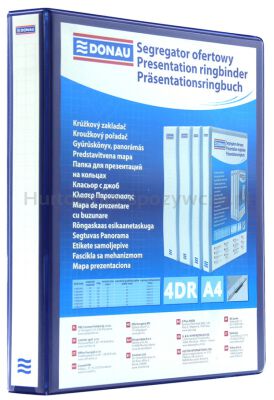 Donau Segregator ofertowy PP, A4/4RD/25, niebieski 