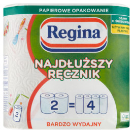 Regina Ręcznik Najduższy Z Nadrukiem 2 Rolki