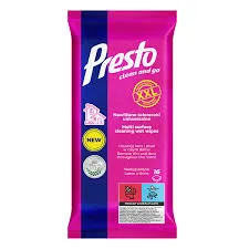 Presto Ściereczki Gospodarcze Uniwersalne Xxl 16 Szt.