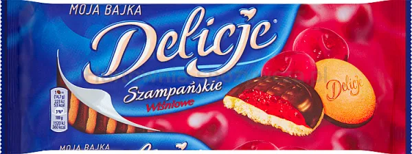 Wedel Delicje Szampańskie Wiśniowe 147G x 24 sztuki