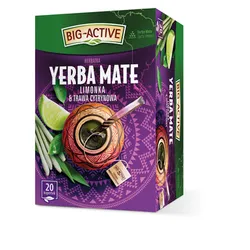 Big-Active Herbatka Yerba Mate Limonka I Trawa Cytrynowa (20 Torebek X 1,5G)