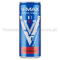 Napój Gazowany Z Kofeiną Good Vibes V-Max 250 Ml Pusz.