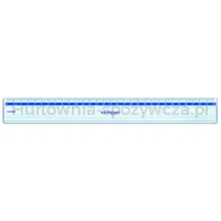 Linijka plastikowa KEYROAD, 30cm, transparentna, 24 szt., pudełko - 2