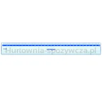 Linijka plastikowa KEYROAD, 30cm, transparentna, 24 szt., pudełko - 3